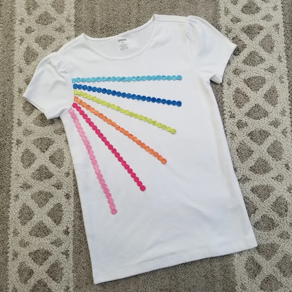 Gymboree Rainbow Dot Trim Tree Girls Size 11